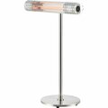 Global Industrial Infrared Patio Heater w/Remote Control, Free Standing, 1500W, 30-3/4inL 246723